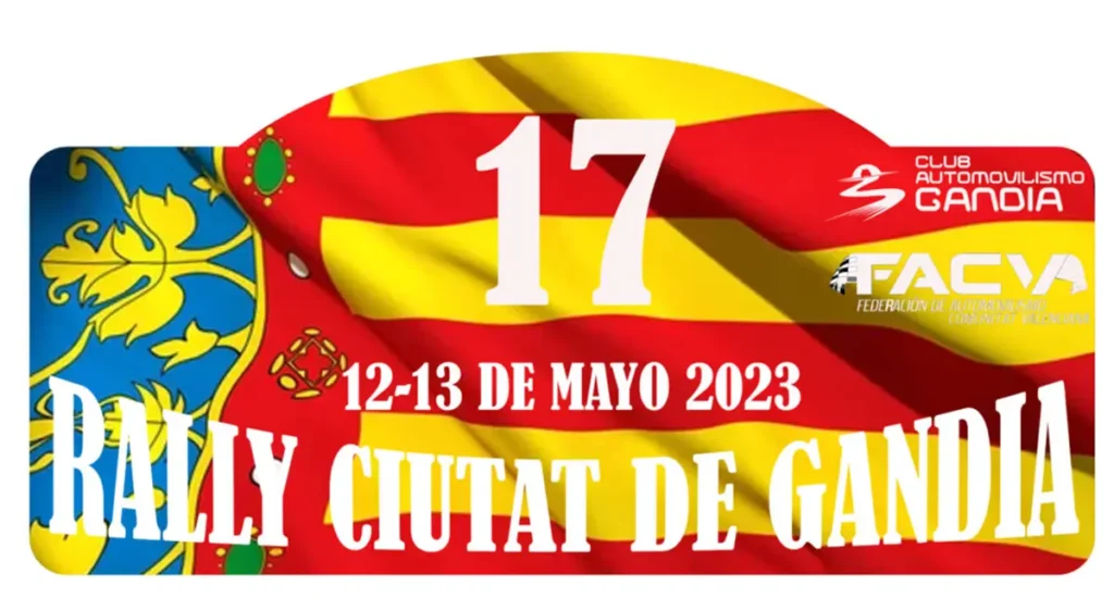 Rally Ciutat de Gandia pegatina